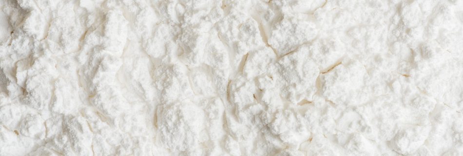 polvo blanco níveo de almidón de arroz